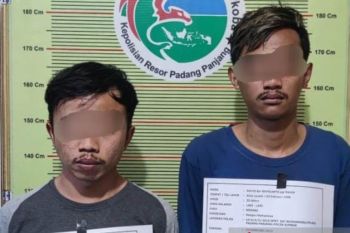 Edarkan ganja kering, dua pemuda ditangkap Tim Karanggo Polres Padang Panjang