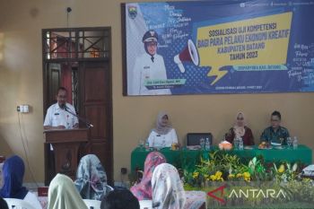 Pemkab Batang fasilitasi uji kompetensi pelaku ekonomi  kreatif