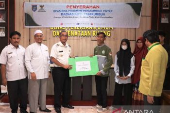 Program Payakumbuh Pintar, 129 mahasiswa terima bantuan dari Baznas