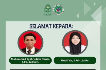 Dua Dosen UIN Makassar lolos seleksi beasiswa S3 luar negeri