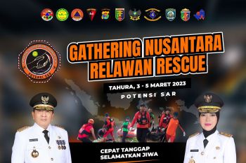 Lampung tuan rumah gathering nusantara relawan rescue