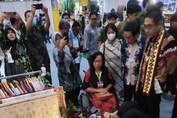 UMKM disabilitas mengikuti pameran "Indogreen Forestry &amp; Environment Expo"