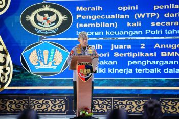 Kapolri tekankan optimalisasi fungsi logistik untuk kawal kebijakan pemerintah hingga amankan Pemilu