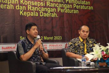 Kemenkumham gelar Rakor Pelaksanaan Pengharmonisasian Raperda