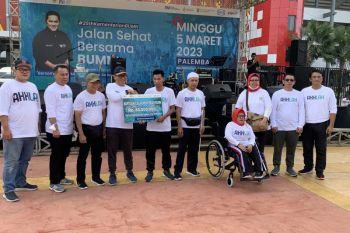 1.500 peserta antusias ikuti  jalan sehat bersama BUMN di Palembang