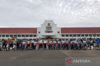 Kakanwil Kemenkumham Kalsel gelar fun bike eratkan silaturahmi