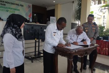 BPS-Pemkot Jayapura teken MoU mewujudkan satu data Indonesia