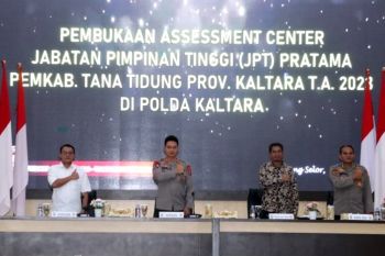 Polda Kaltara gelar assesment center Jpt Pratama Tana Tidung