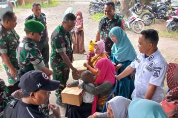 Kodim 1620 Lombok Tengah salurkan nutrisi cegah "stunting"
