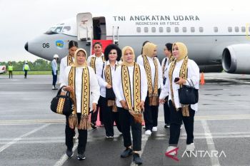 Ibu Negara Iriana Joko Widodo bertolak ke Lampung tinjau sosialisasi bebas narkoba