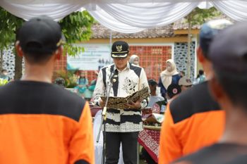 Wabup Sleman mengukuhkan 30 personel Tim Tangguh Bencana Margoagung
