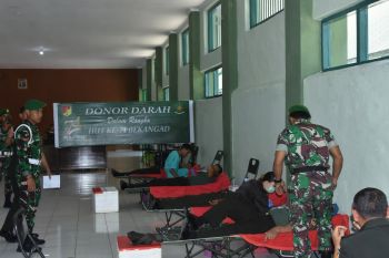 Kodam XIII/Merdeka bakti sosial sambut HUT ke-74 Bekang TNI AD