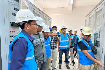 PLN mengalirkan listrik Gardu Induk Bantaeng ke smelter PT Hengsheng