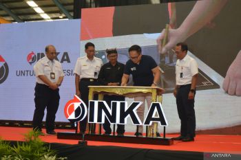 Peresmian gedung workshop INKA di Banyuwangi