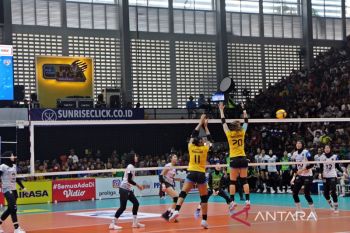 Proliga 2023, Bandung bjb Tandamata kalahkan Pertamina Fastron 3-1