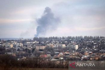 Ukraina dan Rusia hari Senin terlibat pertempuran sengit di Bakhmut