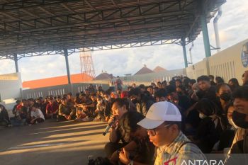 Aksi mahasiswa Unud protes dugaan korupsi SPI digelar Rabu