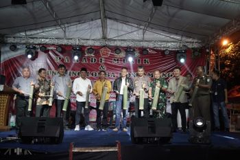 Penjabat Bupati Pringsewu buka lomba siskamling dan parade musik sinergi forkopimda