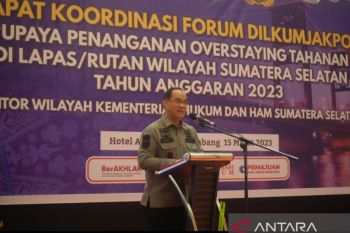 Kemenkumham Sumsel libatkan APH atasi kelebihan penghuni lapas