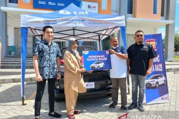 Pedagang dari Morut mendapat hadiah mobil dari program hut TAF