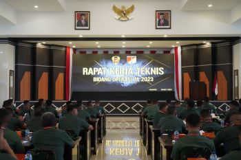 Kodam XIII/Merdeka gelar Rakernis bidang operasi samakan persepsi