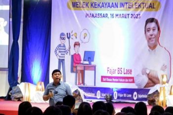 Stafsus Menkumham ajak pemuda Makassar melek hak kekayaan intelektual
