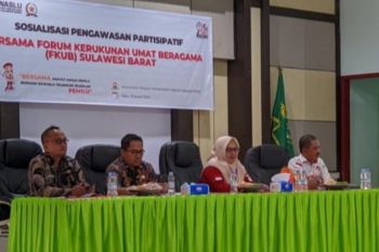 Bawaslu dan FKUB Sulbar sosialisasikan pengawasan pemilu partisipatif