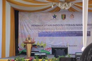 Wagub Lampung ajak masyarakat tingkatkan budaya literasi sejak dini