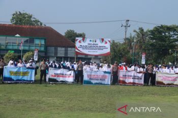 Pelajar Bantul Deklarasi "Tolak Geng Sekolah, Kejahatan Jalanan, dan Penyalahgunaan Narkoba"