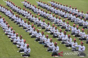 Munggahan santri di Ciamis