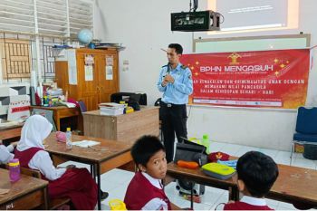Kemenkumham Sulsel ajak pelajar terapkan nilai-nilai Pancasila