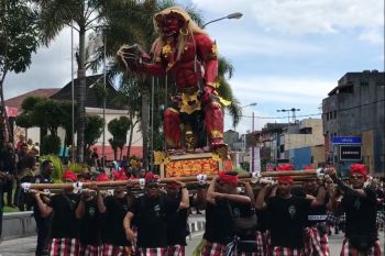 Peringati Nyepi, Umat Hindu di Ambon gelar Pawai Ogoh-Ogoh