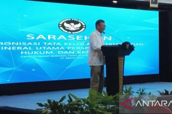 Menteri ESDM Arifin Tasrif tekankan pentingnya pengembangan komoditas mineral
