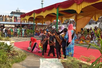 Ribuan warga ikut tradisi Petang Megang sambut Ramadhan