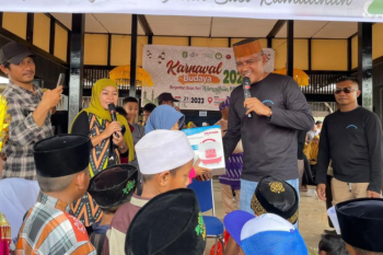 Warga Rasau ramaikan karnaval budaya sambut bulan Ramadhan