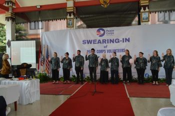 Relawan Peace Corps jalani pertukaran budaya Amerika-Indonesia