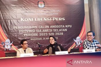 Timsel mengumumkan 14 nama calon anggota KPU Sulsel Periode 2023-2028