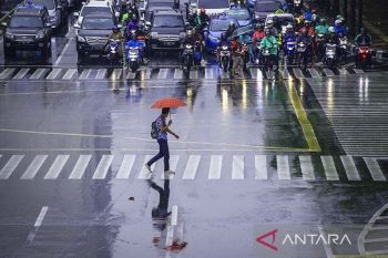 Indonesia hari Selasa diprakirakan alami hujan ringan hingga lebat