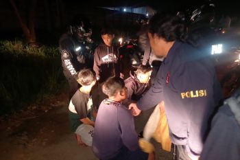 Polda Lampung amankan empat anak di bawah umur yang hendak tawuran