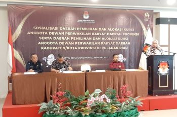 KPU Kepri tetapkan dapil dan kursi DPRD Pemilu 2024