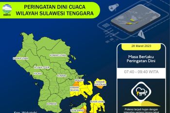 BMKG ingatkan warga waspadai gelombang 2,5 meter di perairan Wakatobi