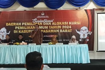 KPU Pasaman Barat sosialisasikan daerah pemilihan Pemilu 2024