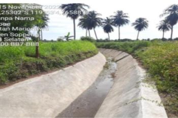 Rehabilitasi irigasi Salobunne tingkatkan produksi