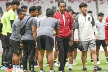 Jokowi minta pemain Timnas U-20 tidak patah semangat