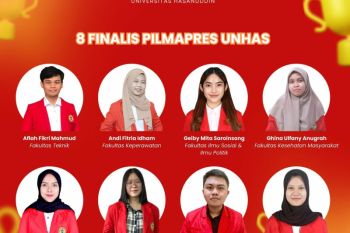 Unhas menetapkan delapan mahasiswa berprestasi Pilmapres 2023