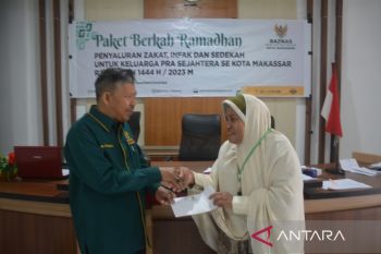 Baznas Makassar menyalurkan Rp612 juta ke 1.530 mustahik