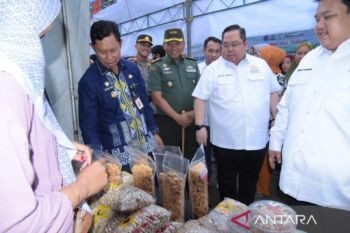 Kadin Sultra dan Pemkot Kendari menggelar pasar murah guna tekan inflasi