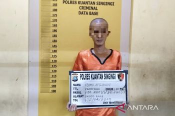Polres Kuansing amankan pelaku tindak pidana kekerasan