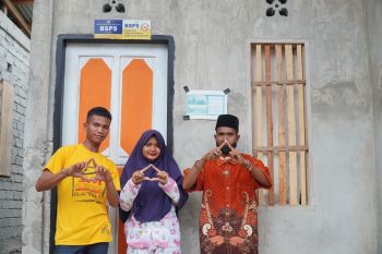Sejumlah penerima manfaat BSPS di Sigi sudah bisa tempati rumah layak