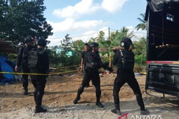 Brimob siap ledakkan puluhan mortir sisa Perang Dunia II di Belitung